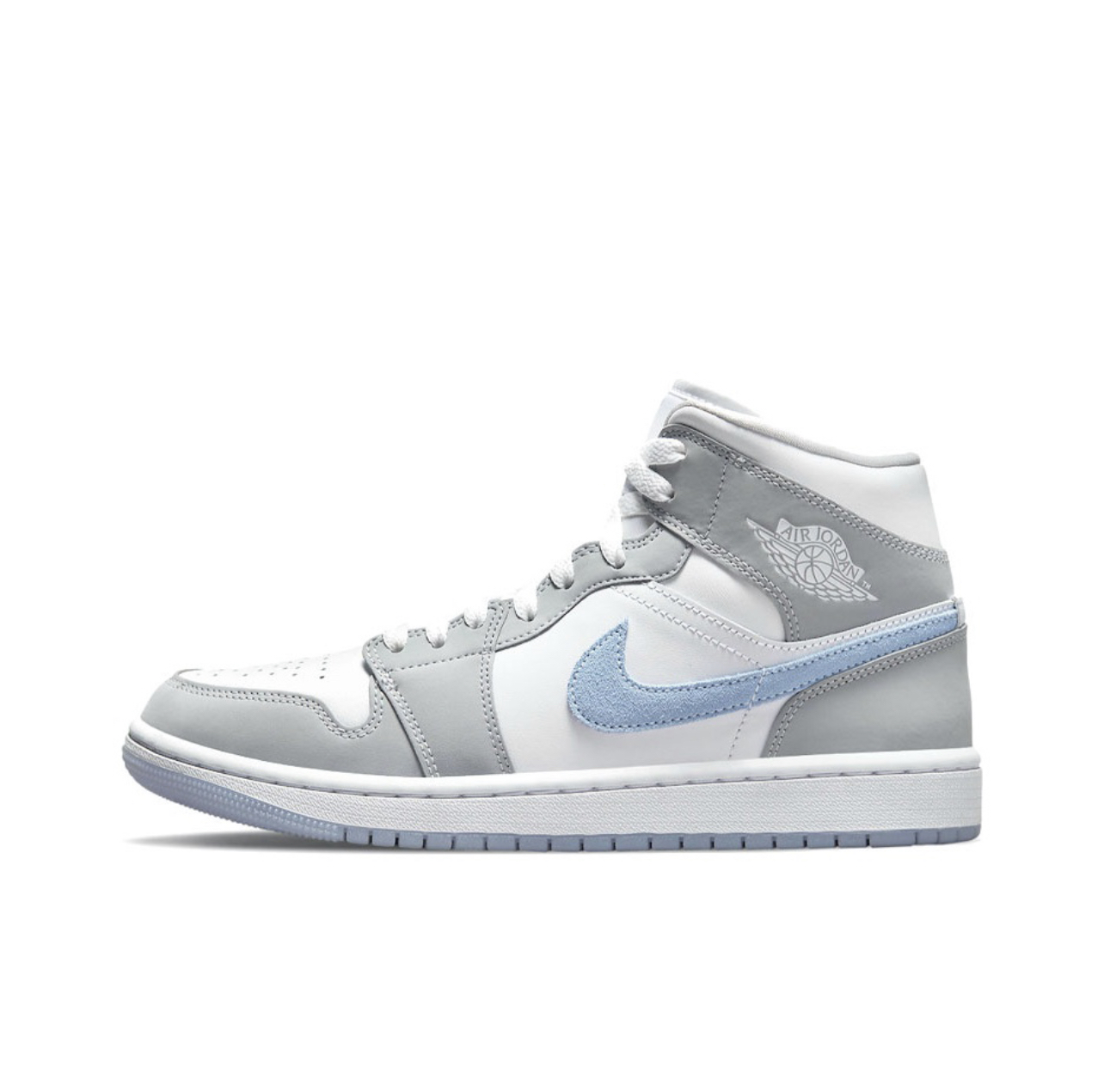 JORDAN 1 MID BLUE WOLF GREY BQ6472-105