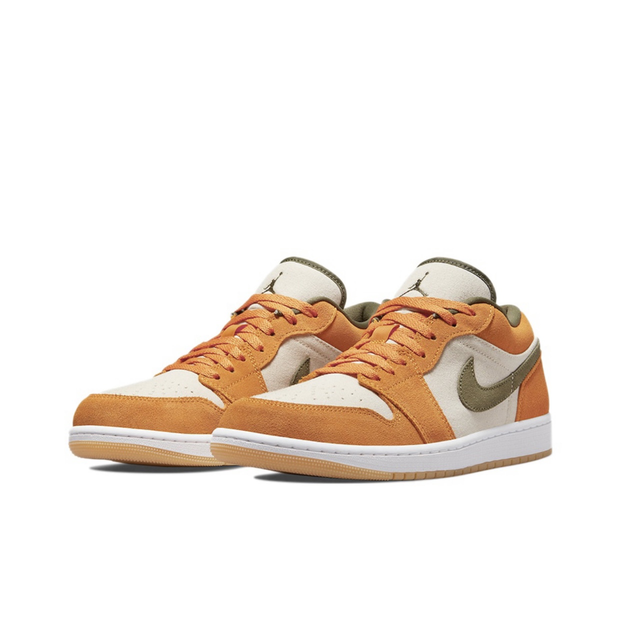 Giày JORDAN 1 LOW LIGHT CURRY GS DJ0342-102