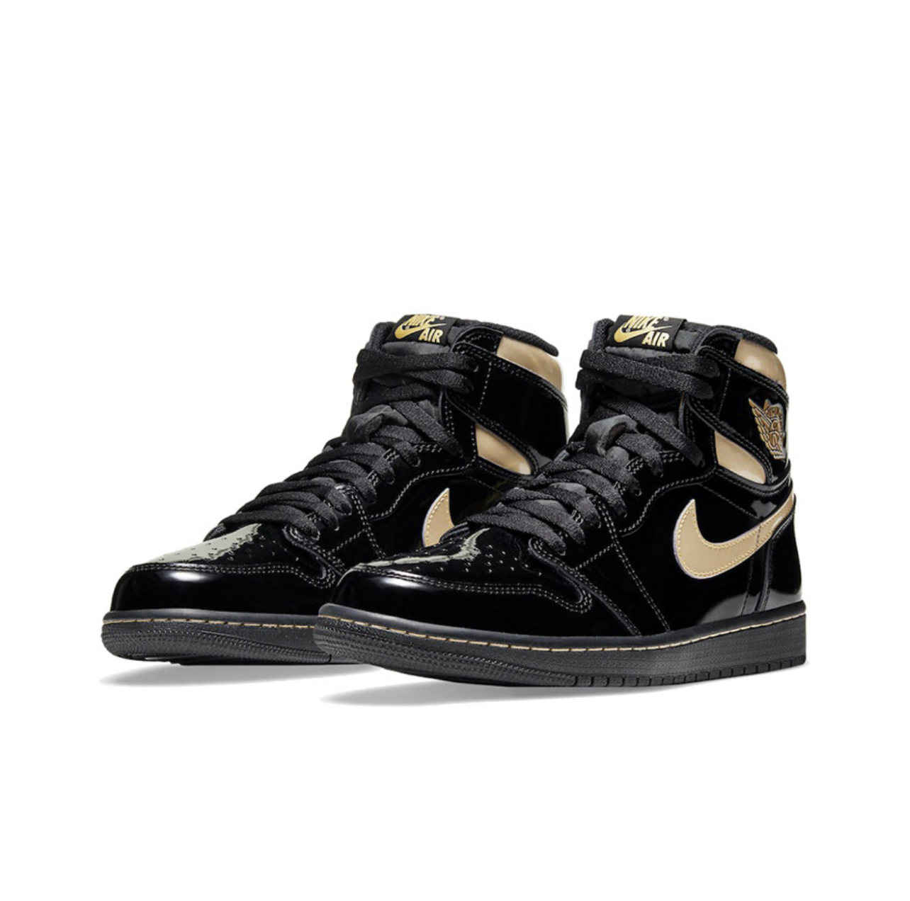 JORDAN 1 RETRO HIGH BLACK METALLIC GOLD 555088-032
