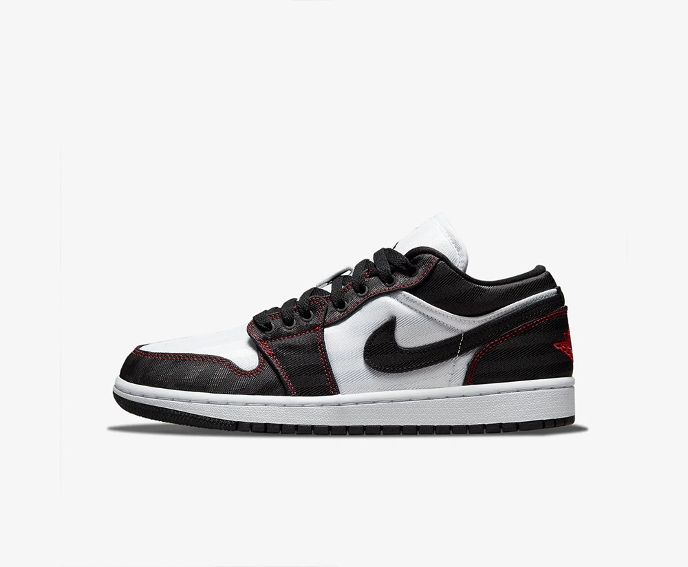 Nike Wmns Air Jordan 1 Low SE Utility 'White Black Red' DD9337-106