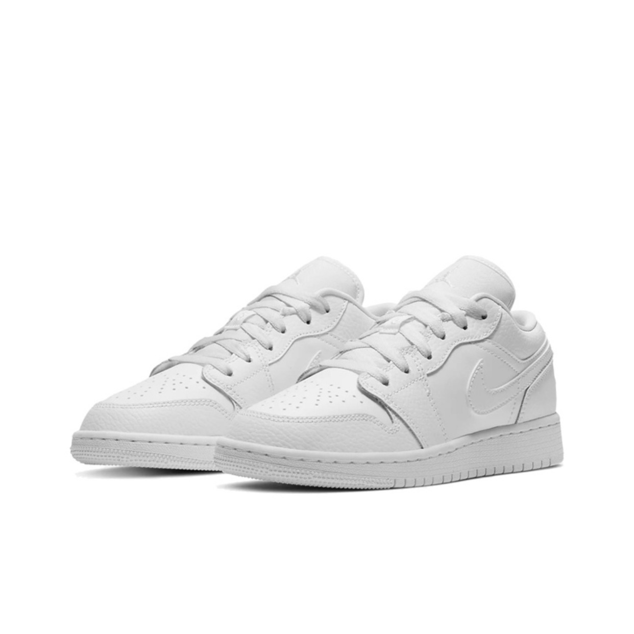 Giày JORDAN 1 LOW TRIPLE WHITE 553558-136